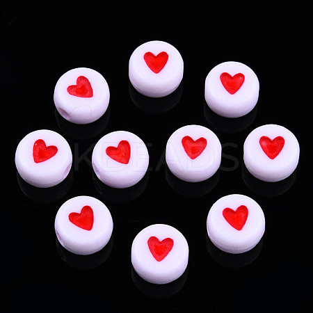 Opaque Acrylic Beads MACR-N008-57E-1