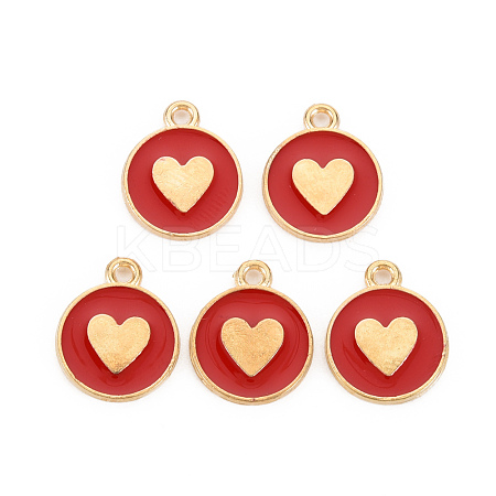 Alloy Enamel Pendants ENAM-S121-181D-1