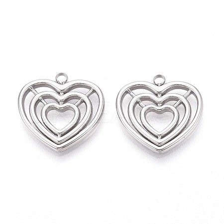 304 Stainless Steel Pendants STAS-N109-200P-1