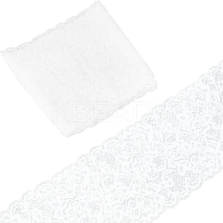 5Yards Polyester Lace Trim Ribbon for Jewelry Making OCOR-GF0004-78A-1