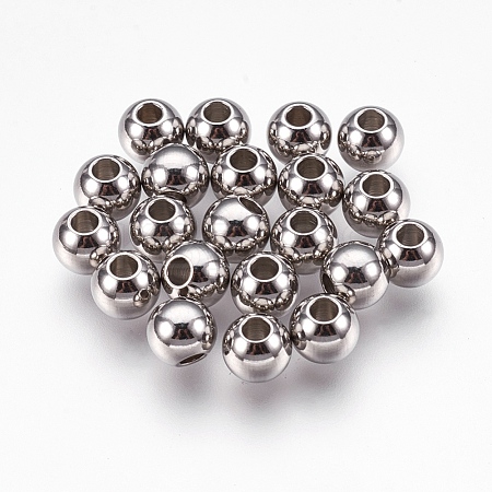 Tarnish Resistant 316 Stainless Steel Spacer Beads STAS-G176-46P-A-1