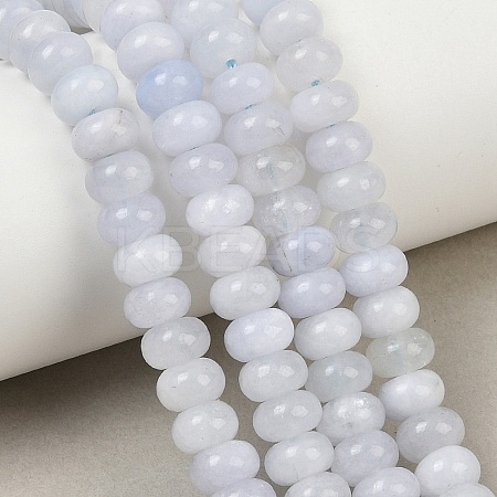 2 Strands Natural White Jade Beads Strands G-PA0001-23D-1