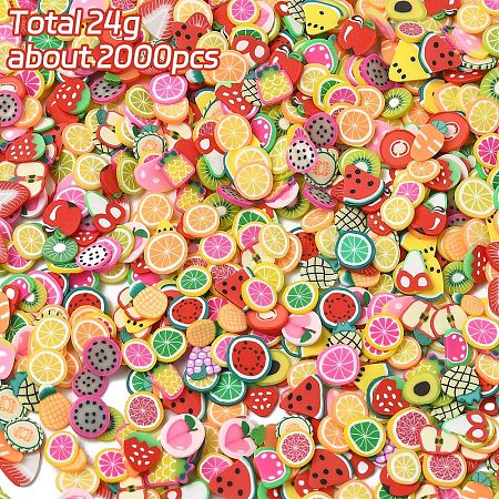 24G Handmade Polymer Clay Nail Art Decoration CLAY-YW0002-19-1