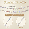 S-shaped Glass Rhinestone and Iron Cup Chains DIY-WH20032-25S-02-2