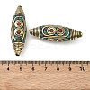 Handmade Tibetan Style Beads KK-Z157-09AG-04-3