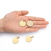 Ion Plating(IP) 304 Stainless Steel Pendants STAS-I311-05A-G-5