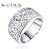 Vintage Elegant Fashion Style Brass Hollow Out Metal Rings RJEW-EE0002-006P-G-2