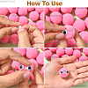150Pcs Polyester Pom Pom Ball DIY-SC0031-33D-3