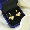 304 Stainless Steel Heart Dangle Earrings for Women LS-EJEW-G417-02G-4