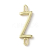 Rack Plating Brass Connector Charms KK-P245-07G-Z-1