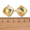 304 Stainless Steel Enamel Pendants STAS-L299-12G-01-3