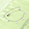 304 Stainless Steel Cable Chain Bracelets for Women BJEW-A036-25P-1