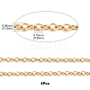 4Pcs 304 Stainless Steel Cable Chain Necklace Making STAS-FS0001-81G-4