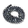 Electroplate Opaque Glass Beads Strands LS-EGLA-A035-P6mm-A18-2