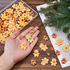 84Pcs 7 Styles Opaque Resin Cabochons RESI-FH0001-70-3