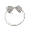 Non-Tarnish 304 Stainless Steel Open Cuff Ring RJEW-Z026-07P-3