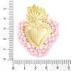 Brass Measle Pendants KK-S390-01G-05-3