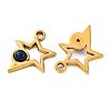 Natural Mixed Stone Pendants STAS-Z100-10G-2