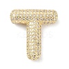 Rack Plating Brass Micro Pave Cubic Zirconia Pendants KK-Q790-01T-G-1