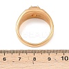 304 Stainless Steel Micro Pave Cubic Zirconia Finger Rings LS-RJEW-D336-08G-5
