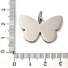 304 Stainless Steel Stamping Blank Tag Pendants STAS-H438-06P-3