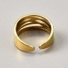 304 Stainless Steel Adjustable Cuff Rings for Women RJEW-WH0002-41E-G-2