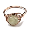 Natural Mixed Stone Round Finger Ring G-Q1002-10RG-3