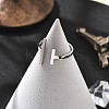 304 Stainless Steel Open Cuff Rings for Women RJEW-S395-02P-1