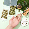 208Pcs 2 Colors Nylon Mini Grass Tufts AJEW-SP0003-17C-4