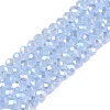 Electroplate Glass Beads Strands EGLA-A044-J4mm-B03-1