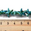Synthetic Turquoise Dyed Beads Strands G-P507-04S-3