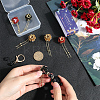 6Pcs 3 Colors Handmade Polymer Clay Rhinestone Beads CLAY-SC0001-92-3