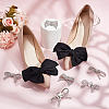 8Pcs 4 Styles Detachable Alloy Rhinestone Shoe Buckle Clips FIND-HY0003-90P-4