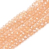 Transparent Glass Bead Strands GLAA-R136-4mm-16-1