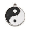 316 Surgical Stainless Steel Enamel Pendants STAS-M073-23P-1