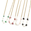 Nuggets Natural Gemstone Beaded Necklaces NJEW-JN03200-1-1
