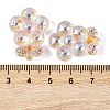 Transparent Epoxy Resin Flower Decoden Cabochons CRES-M034-06C-3