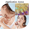 1000pcs 10 Styles Marine Theme Alloy with Brass Cabochons MRMJ-SC0001-33-5