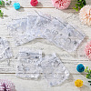 50Pcs Heart Printed Organza Bags OP-TADJ0001-01C-4