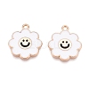 Alloy Enamel Pendants ENAM-T020-55B-1