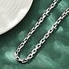 304 Stainless Steel Link Chain Necklaces for Women Men NJEW-Z093-02P-1