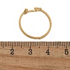 304 Stainless Steel Cuff Rings for Women RJEW-D285-01G-T-2