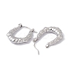 Non-Tarnish 304 Stainless Steel Chunky Hoop Earrings for Women EJEW-E199-07P-2