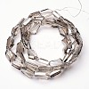 Pearl Luster Plated Glass Bead Strands EGLA-E034-PL01-2