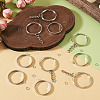 5Pcs 304 Stainless Steel Open Back Bezel Pendants STAS-TAD0001-01G-4