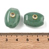 Natural Green Aventurine European Beads GG-CBA105B-02G-G-3
