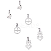 304 Stainless Steel Pendants STAS-UN0012-48-1