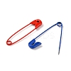 200Pcs 10 Colors Spray Painted Iron Safety Pins IFIN-YW0001-38-2