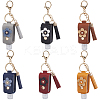 6Pcs 6 Colors ortable Empty Travel Bottle Keychains KEYC-SC0001-57B-5