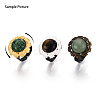 Adjustable Alloy & Iron Bezel Cup Ring Base with Rotatable Tray MAK-T012-01G-5